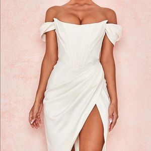 House of CB Loretta Dress - Ivory - L